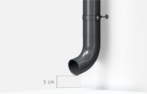 INSTALLATION OF DOWNSPOUT SHOE